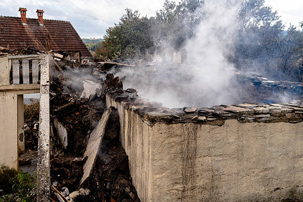 Professional Fire Damage Assessment technician working in Ridley Park, PA